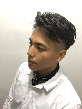 ショート メンズ コレットヘアー 田中アヤノのヘアスタイル