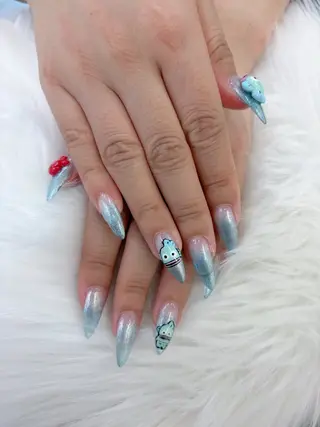 ネイル Bianca美浜店 riiꧦ^._.^のネイルデザイン