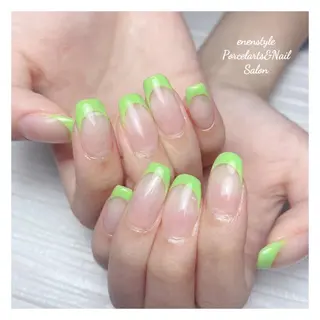 ミディアム ネイル 🐾enen style 🐾のネイルデザイン