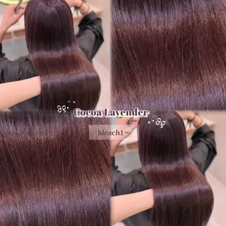 ロング カラー 暖色⌇縮毛矯正⌇ 𝐀𝐤𝐚𝐫𝐢のヘアスタイル