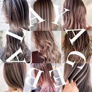 ロング カラー ヘアアレンジ 💛カラー大人気💛 c i a t eのヘアスタイル