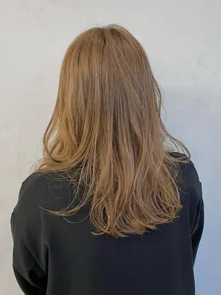セミロング チバタ キョウスケのヘアスタイル