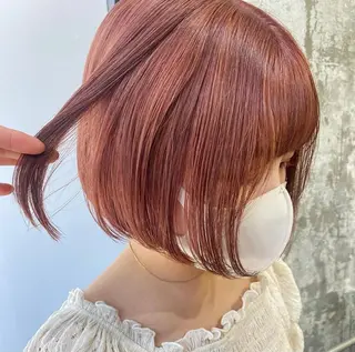 ショート カラー ヘアアレンジ 福岡似合わせレイヤー /ウルフ/ハイトーンのヘアスタイル