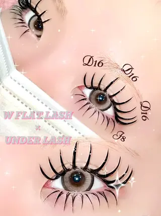 マツエク・マツパ ICY❁⃘eye aikaのマツエク・マツパデザイン