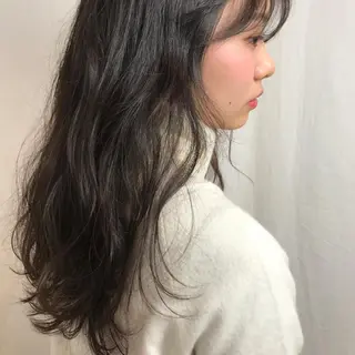 ロング パーマ 石畑結華 Lond店長のヘアスタイル