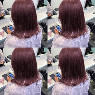 ミディアム 顔周りレイヤー/新宿 /モテ艶カラー/航介のヘアスタイル