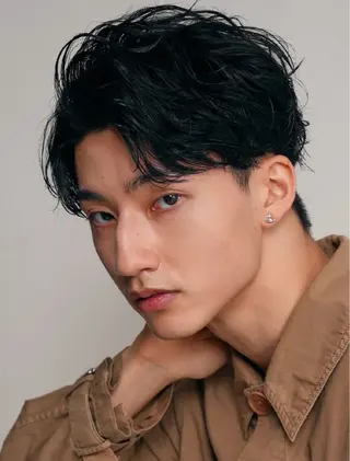 ショート カラー パーマ メンズ fifth 窪田潤平のヘアスタイル