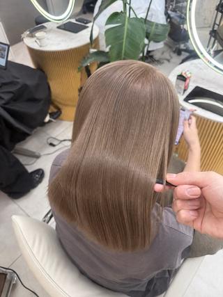 ミディアム カラー レイヤーカット kakeruのヘアスタイル