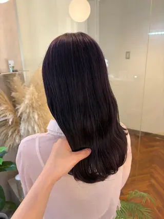 ミディアム カラー Ayano🎀似 合わせ×透明感🎀のヘアスタイル