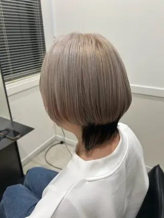 セミロング 🌈透け感カラー RINA🌈のヘアスタイル