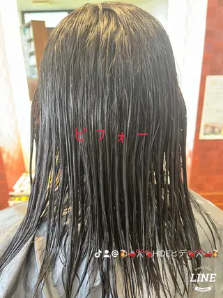 ミディアム パーマ 織田 英之のヘアスタイル