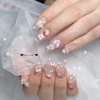 ネイル サイナネイル🎀 長さ出し専門店のネイルデザイン