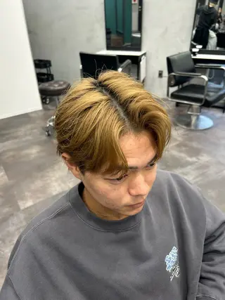ミディアム カラー メンズ 🐠メンズ特化🐠 井上風冴のヘアスタイル