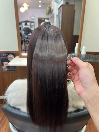ロング カラー 渡邊晴日/ ヘアカラー/髪質改善のヘアスタイル