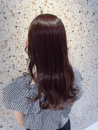 セミロング カラー 髪質改善/ 艶髪人気/Renaのヘアスタイル