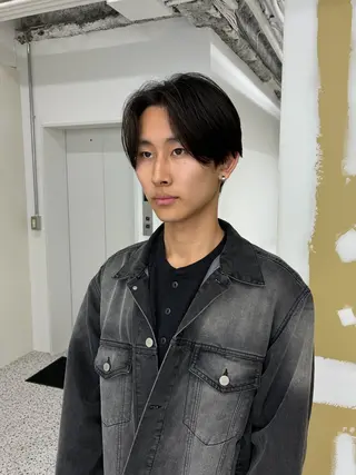 メンズ メンズカット パーマ[佐橋]のヘアスタイル