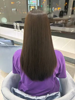 ロング カラー 菅原 禅のヘアスタイル