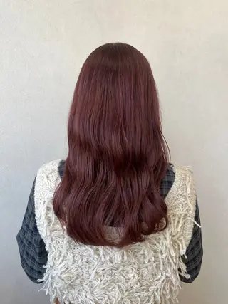 ロング カラー うる艶カラー💕🫧 武笠 友香🤍のヘアスタイル