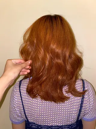 セミロング カラー ヘアアレンジ 🌻井上 マリー🌻のヘアスタイル
