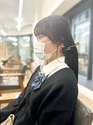ミディアム カラー パーマ ヘアアレンジ メンズ キッズ ネイル マツエク・マツパ アイブロウ 似合せレイヤー/ 柔らか透明感カラーのヘアスタイル