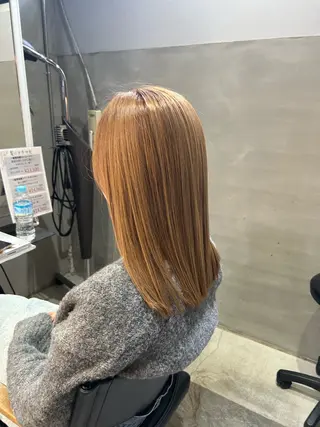 ロング カラー 艶カラー/ベージュ/ ショート/安岡哲兵のヘアスタイル