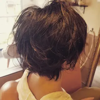 ショート カラー spa hair ark 富井直美のヘアスタイル