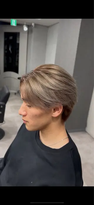 カラー メンズ 長谷川 慈英のヘアスタイル