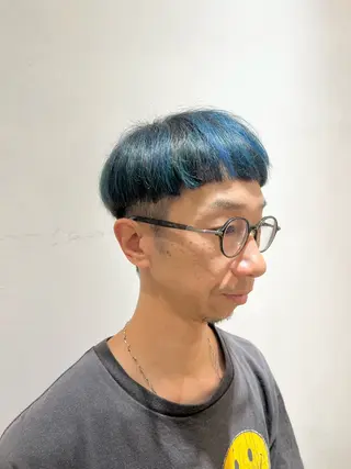 カラー メンズ 竹内 康浩のヘアスタイル