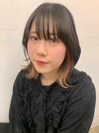 ミディアム 🐝岡本 柚葉🐝のヘアスタイル