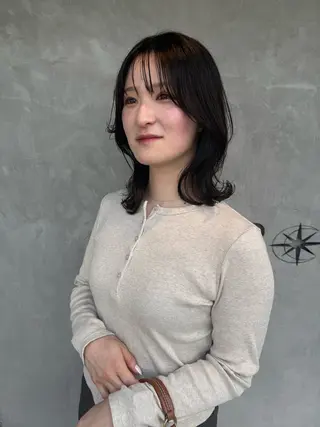 ロング 松本 夏海のヘアスタイル