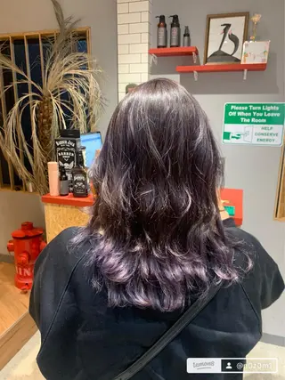 セミロング カラー stylist N0Nのヘアスタイル