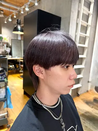 カラー メンズ ツイスパ・波巻き 🩵片平和香奈のヘアスタイル