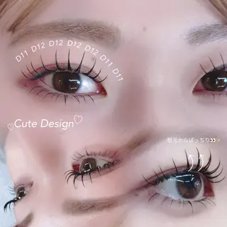 マツエク・マツパ nuluk ／ eyelash🩰のマツエク・マツパデザイン