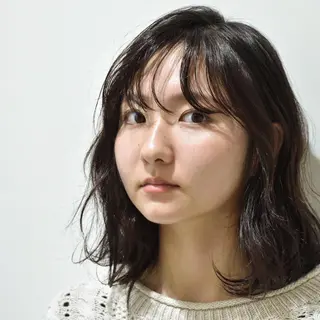 ミディアム fuchigami suzunoのヘアスタイル