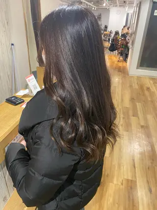 ロング カラー ヘアアレンジ ネイル マツエク・マツパ 夜23時まで予約🉑 reverieあきらのヘアスタイル