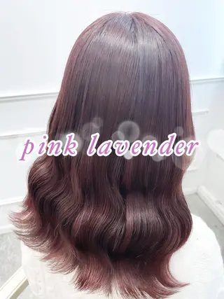 ロング カラー ヘアアレンジ ガーリーカラー🩷 ユウ🍓💞のヘアスタイル