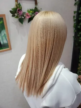 ロング カラー 小島　崇義 ブリーチお任せ下さいのヘアスタイル