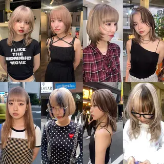 カラー 心斎橋/デザインカラ ー/海外風/ナツミのヘアスタイル