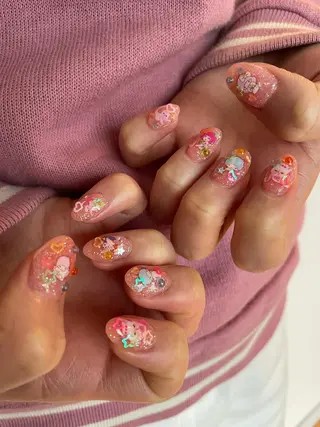 ネイル Nail ヌシん家 AKANEのネイルデザイン
