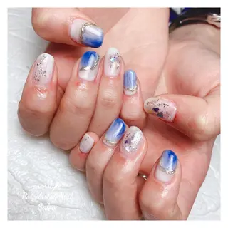 ミディアム ネイル 🐾enen style 🐾のネイルデザイン
