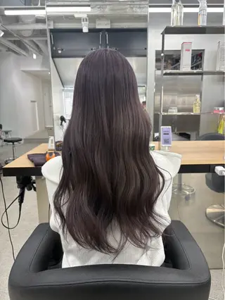 ロング miku/ラベンダー 透明感カラー🪻❤︎のヘアスタイル