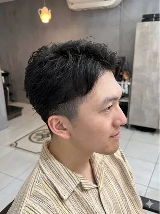 メンズ メンズ特化ツイスパ 朝ラクセット 颯のヘアスタイル