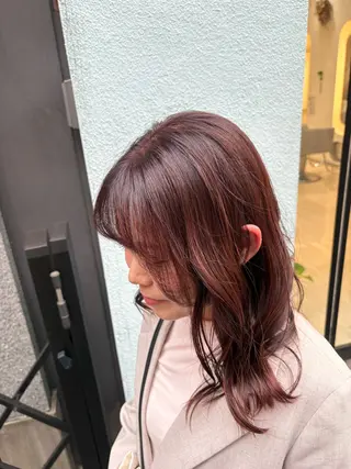 セミロング R u i/ブリーチ /京都/河原町のヘアスタイル