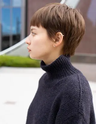 ショート kingdom青山店 小宮愛理のヘアスタイル