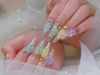 ネイル lucky nail 歌舞伎町のネイルデザイン