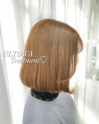 ミディアム カラー 韓国ヘア🤍髪質改善 🇰🇷AKANEのヘアスタイル