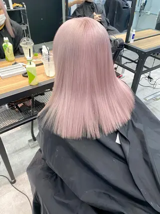 セミロング カラー 𝐚𝐨𝐢/ DAOのヘアスタイル