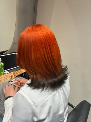 ミディアム カラー 銀座/柔らかベージュ 似合せカット/ハルトのヘアスタイル