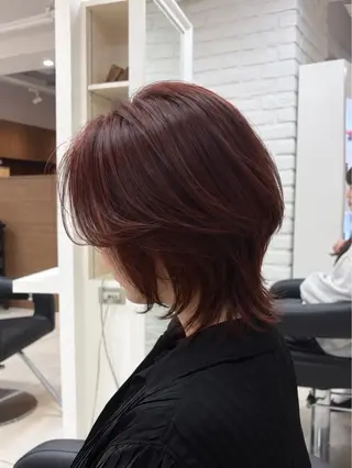 ショート 【くびれウルフ/ レイヤー】🖤ゆまののヘアスタイル