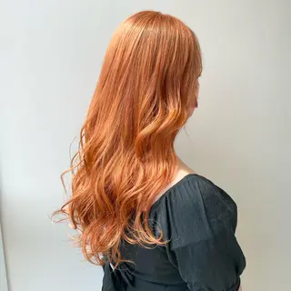 ロング カラー 🩵ブリーチカラー MIORI🩵のヘアスタイル